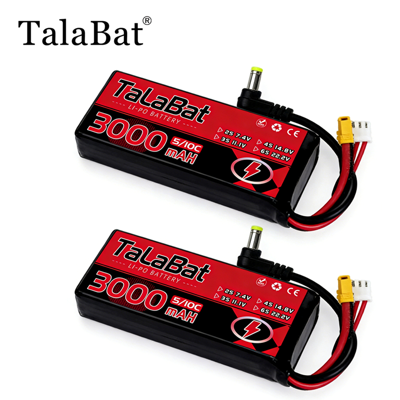 Skyzone Sky04X Pro Oled Fpv Goggles - الأصلي 3000MAH 2S 5C 10C 7.4V