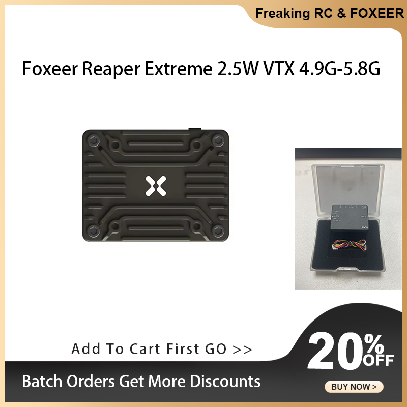Foxeer 4.9G~6G Reaper Extreme  - مراجعة Foxeer Reaper Extreme 2.5W Vtx وسعره